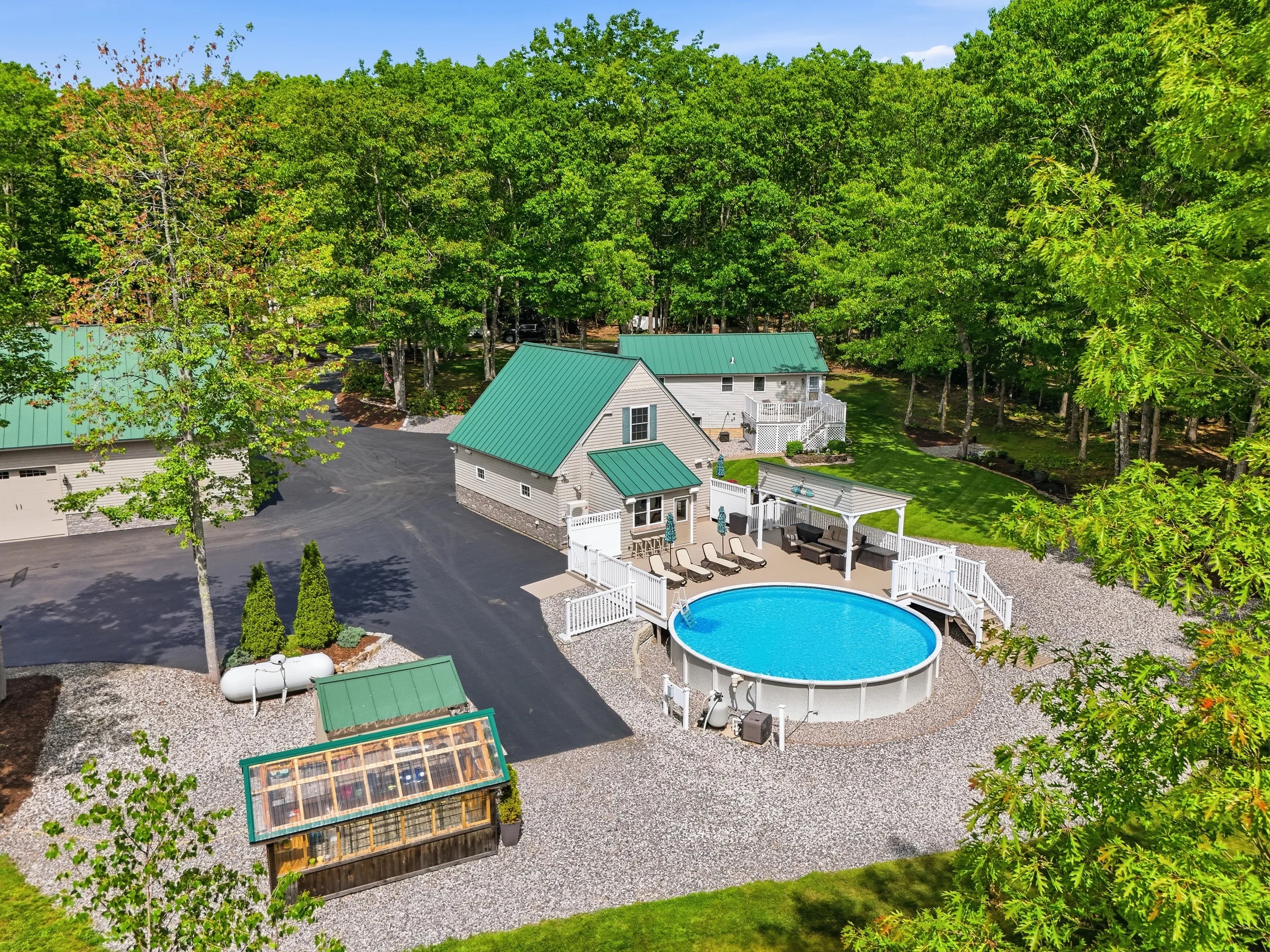 Real estate photography of a multi-family property in Waterboro, ME